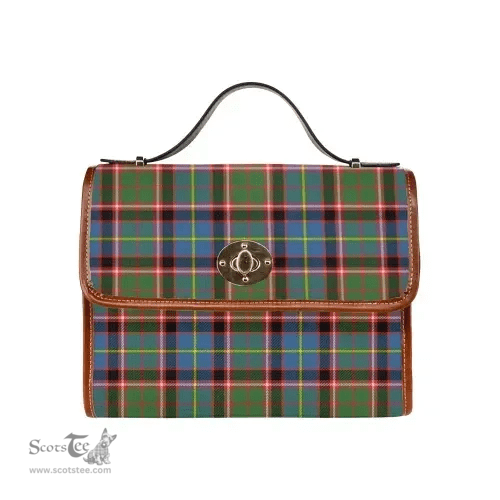 Scottish Canvas Bag Stirling & Bannockburn District Clan Tartan Waterproof Canvas Bag - Classic Scottish Plaid Tartan Plaid