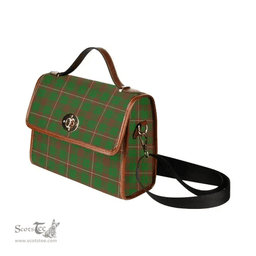 Scottish Canvas Bag MacKinnon Hunting Modern Clan Tartan Waterproof Canvas Bag - Classic Scottish Plaid Tartan Plaid