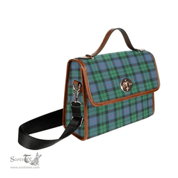 Scottish Canvas Bag Morrison Ancient Clan Tartan Waterproof Canvas Bag - Classic Scottish Plaid Tartan Plaid