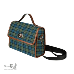 Scottish Canvas Bag Colquhoun Ancient Clan Tartan Waterproof Canvas Bag - Classic Scottish Plaid Tartan Plaid