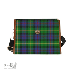Scottish Canvas Bag Tait Modern Clan Tartan Waterproof Canvas Bag - Classic Scottish Plaid Tartan Plaid
