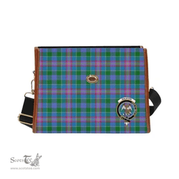 Scottish Canvas Bag Ralston Clan Clan Tartan Waterproof Canvas Bag - Crest Classic Scottish Plaid Tartan Plaid