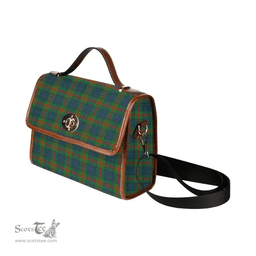 Scottish Canvas Bag Aiton Clan Tartan Waterproof Canvas Bag - Classic Scottish Plaid Tartan Plaid