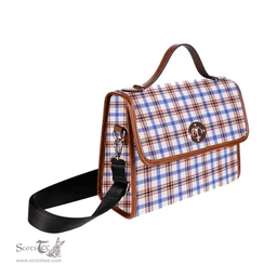 Scottish Canvas Bag Boswell Modern Clan Tartan Waterproof Canvas Bag - Classic Scottish Plaid Tartan Plaid