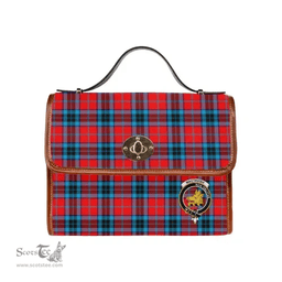 Scottish Canvas Bag MacTavish Clan Clan Tartan Waterproof Canvas Bag - Crest Classic Scottish Plaid Tartan Plaid