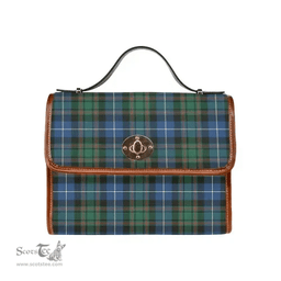 Scottish Canvas Bag MacRae Hunting Ancient Clan Tartan Waterproof Canvas Bag - Classic Scottish Plaid Tartan Plaid