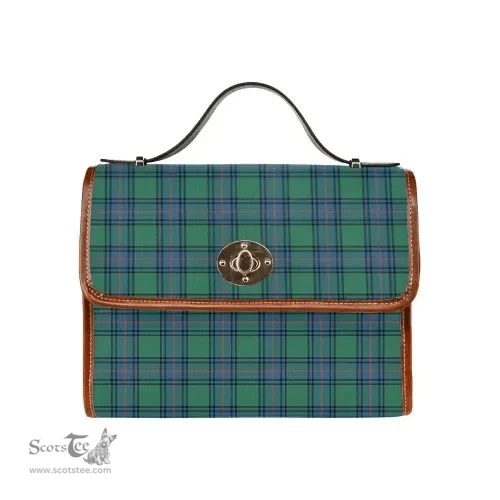 Scottish Canvas Bag Shaw Ancient Clan Tartan Waterproof Canvas Bag - Classic Scottish Plaid Tartan Plaid