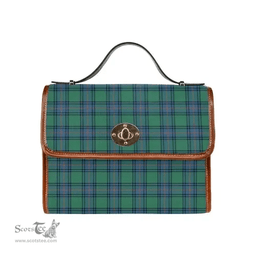 Scottish Canvas Bag Shaw Ancient Clan Tartan Waterproof Canvas Bag - Classic Scottish Plaid Tartan Plaid