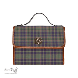 Scottish Canvas Bag Taylor Weathered Clan Tartan Waterproof Canvas Bag - Classic Scottish Plaid Tartan Plaid