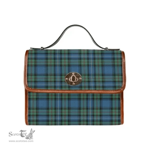Scottish Canvas Bag Robertson Hunting Ancient Clan Tartan Waterproof Canvas Bag - Classic Scottish Plaid Tartan Plaid