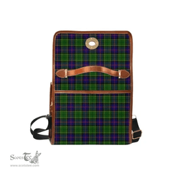 Scottish Canvas Bag Forsyth Clan Clan Tartan Waterproof Canvas Bag - Crest Classic Scottish Plaid Tartan Plaid
