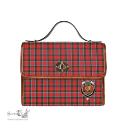 Scottish Canvas Bag Sinclair Clan Clan Tartan Waterproof Canvas Bag - Crest Classic Scottish Plaid Tartan Plaid