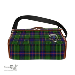 Scottish Canvas Bag Forsyth Clan Clan Tartan Waterproof Canvas Bag - Crest Classic Scottish Plaid Tartan Plaid