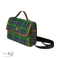 Scottish Canvas Bag Tait Modern Clan Tartan Waterproof Canvas Bag - Classic Scottish Plaid Tartan Plaid