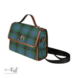 Scottish Canvas Bag Davidson Ancient Clan Tartan Waterproof Canvas Bag - Classic Scottish Plaid Tartan Plaid