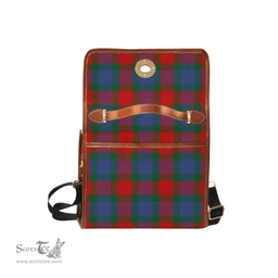 Scottish Canvas Bag Mar Clan Tartan Waterproof Canvas Bag - Classic Scottish Plaid Tartan Plaid