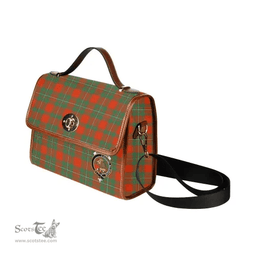 Scottish Canvas Bag MacGregor Clan Clan Tartan Waterproof Canvas Bag - Crest Classic Scottish Plaid Tartan Plaid