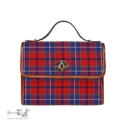 Scottish Canvas Bag Wishart Dress Clan Tartan Waterproof Canvas Bag - Classic Scottish Plaid Tartan Plaid