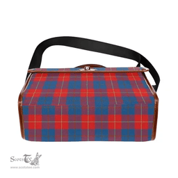 Scottish Canvas Bag Galloway Red Clan Tartan Waterproof Canvas Bag - Classic Scottish Plaid Tartan Plaid
