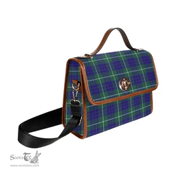 Scottish Canvas Bag Hamilton Hunting Modern Clan Tartan Waterproof Canvas Bag - Classic Scottish Plaid Tartan Plaid