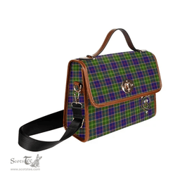 Scottish Canvas Bag Whitelaw Clan Clan Tartan Waterproof Canvas Bag - Crest Classic Scottish Plaid Tartan Plaid