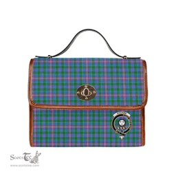 Scottish Canvas Bag Pitcairn Clan Clan Tartan Waterproof Canvas Bag - Crest Classic Scottish Plaid Tartan Plaid