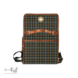 Scottish Canvas Bag Farquharson Weathered Clan Tartan Waterproof Canvas Bag - Classic Scottish Plaid Tartan Plaid