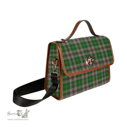 Scottish Canvas Bag Gray Hunting Clan Tartan Waterproof Canvas Bag - Classic Scottish Plaid Tartan Plaid