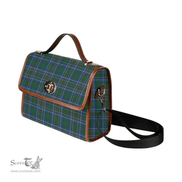 Scottish Canvas Bag Cockburn Ancient Clan Tartan Waterproof Canvas Bag - Classic Scottish Plaid Tartan Plaid