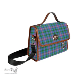 Scottish Canvas Bag Ralston Clan Clan Tartan Waterproof Canvas Bag - Crest Classic Scottish Plaid Tartan Plaid
