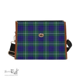 Scottish Canvas Bag Hamilton Hunting Modern Clan Tartan Waterproof Canvas Bag - Classic Scottish Plaid Tartan Plaid