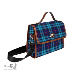 Scottish Canvas Bag McCorquodale Clan Tartan Waterproof Canvas Bag - Classic Scottish Plaid Tartan Plaid