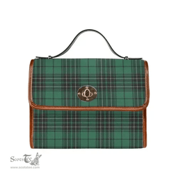 Scottish Canvas Bag MacLean Hunting Ancient Clan Tartan Waterproof Canvas Bag - Classic Scottish Plaid Tartan Plaid