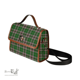 Scottish Canvas Bag Gray Hunting Clan Tartan Waterproof Canvas Bag - Classic Scottish Plaid Tartan Plaid
