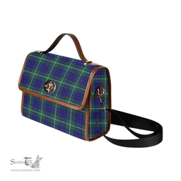 Scottish Canvas Bag Hamilton Hunting Modern Clan Tartan Waterproof Canvas Bag - Classic Scottish Plaid Tartan Plaid