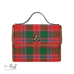 Scottish Canvas Bag Dalziel Modern Clan Tartan Waterproof Canvas Bag - Classic Scottish Plaid Tartan Plaid