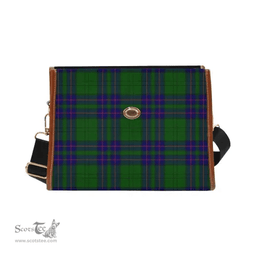 Scottish Canvas Bag Lockhart Modern Clan Tartan Waterproof Canvas Bag - Classic Scottish Plaid Tartan Plaid