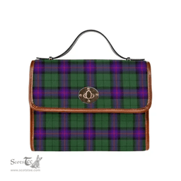 Scottish Canvas Bag Armstrong Modern Clan Tartan Waterproof Canvas Bag - Classic Scottish Plaid Tartan Plaid