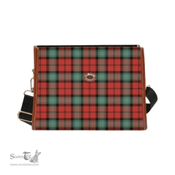 Scottish Canvas Bag Kerr Ancient Clan Tartan Waterproof Canvas Bag - Classic Scottish Plaid Tartan Plaid
