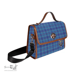 Scottish Canvas Bag Mercer Clan Clan Tartan Waterproof Canvas Bag - Crest Classic Scottish Plaid Tartan Plaid