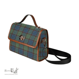 Scottish Canvas Bag Nicolson Hunting Ancient Clan Tartan Waterproof Canvas Bag - Classic Scottish Plaid Tartan Plaid