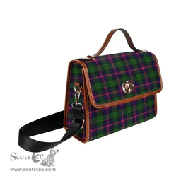 Scottish Canvas Bag Urquhart Modern Clan Tartan Waterproof Canvas Bag - Classic Scottish Plaid Tartan Plaid