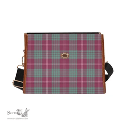 Scottish Canvas Bag Crawford Ancient Clan Tartan Waterproof Canvas Bag - Classic Scottish Plaid Tartan Plaid