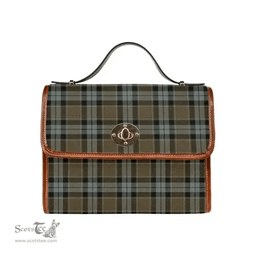 Scottish Canvas Bag Graham of Menteith Weathered Clan Tartan Waterproof Canvas Bag - Classic Scottish Plaid Tartan Plaid