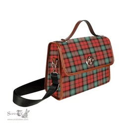 Scottish Canvas Bag Kerr Ancient Clan Tartan Waterproof Canvas Bag - Classic Scottish Plaid Tartan Plaid