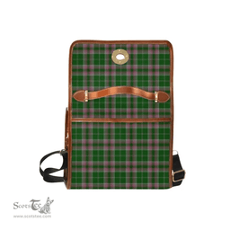 Scottish Canvas Bag Gray Hunting Clan Tartan Waterproof Canvas Bag - Classic Scottish Plaid Tartan Plaid