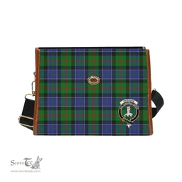 Scottish Canvas Bag Paterson Clan Clan Tartan Waterproof Canvas Bag - Crest Classic Scottish Plaid Tartan Plaid