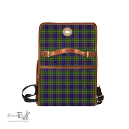 Scottish Canvas Bag Whitelaw Clan Clan Tartan Waterproof Canvas Bag - Crest Classic Scottish Plaid Tartan Plaid