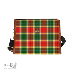 Scottish Canvas Bag Gibbs Clan Tartan Waterproof Canvas Bag - Classic Scottish Plaid Tartan Plaid