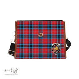 Scottish Canvas Bag MacTavish Clan Clan Tartan Waterproof Canvas Bag - Crest Classic Scottish Plaid Tartan Plaid